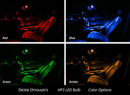 Diode Dynamics 194 LED Bulb HP3 LED - Cool - White Set of 12