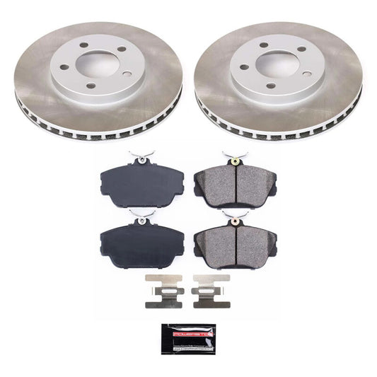 Power Stop 1995 Ford Taurus Front Semi-Coated Rotor Kit