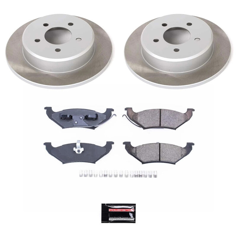 Power Stop 98-00 Plymouth Voyager Rear Semi-Coated Rotor Kit