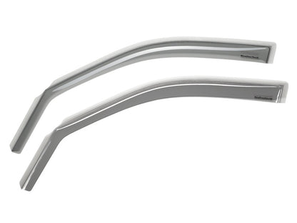 WeatherTech 1997-2006 Jeep Wrangler Front Side Window Deflectors - Dark Smoke