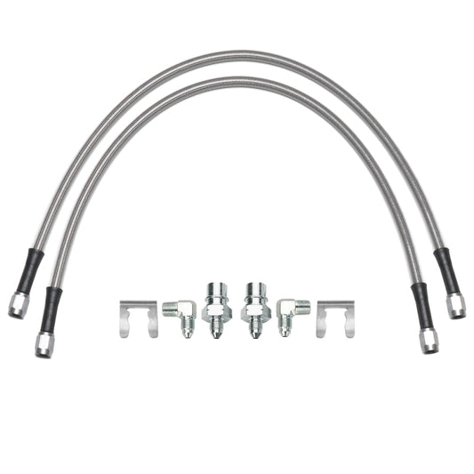 Wilwood M10x1.00 BF TO 90 20in. Flexline Kit