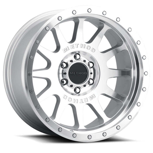 Method MR605 NV Beadlock  20x10 -24mm 8x170 Offset Machined  - Clear Coat