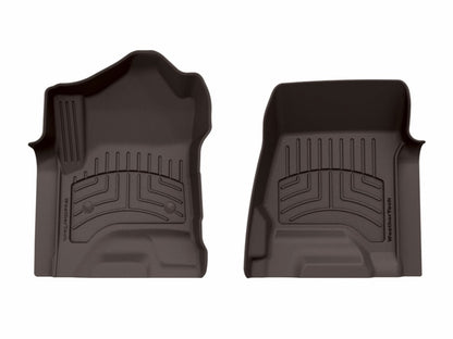 WeatherTech 15-19 Chevrolet Silverado 1st Row Front FloorLiner HP - Cocoa