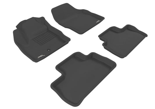 3D MAXpider 07-14 Land Rover LR2 Kagu Black Full Set