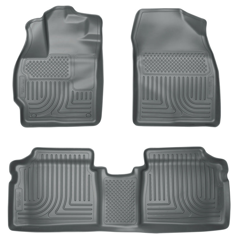 Husky Liners 10-12 Toyota Prius WeatherBeater Combo Gray Floor Liners