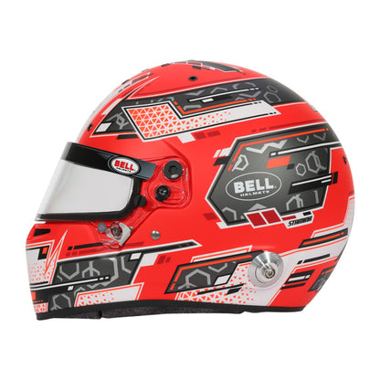 Bell Helmet Rs7 Stamina Anthracite/Red (Hans) 60(7 1/2) Fia8859-2024/Sa2025