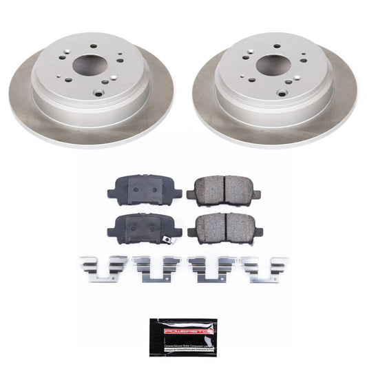 Power Stop 02-04 Honda Odyssey Rear Semi-Coated Rotor Kit