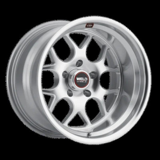 Weld Solana 20x8 / 5x127 BP / ET0 / 78.1mm Bore - Gloss Silver Machined Wheel