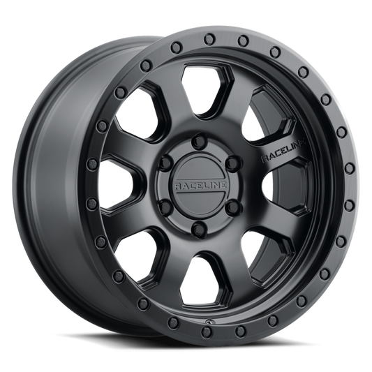 Raceline 959B Avenger 2.0 17x8.5in / 8X170 BP / 0mm Offset / 130.81mm Bore - Satin Black