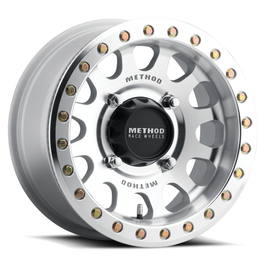 Method MR401 UTV Beadlock 15x7 / 5+2/38mm Offset / 5x4.5 / 72 CB Machined - Raw Wheel