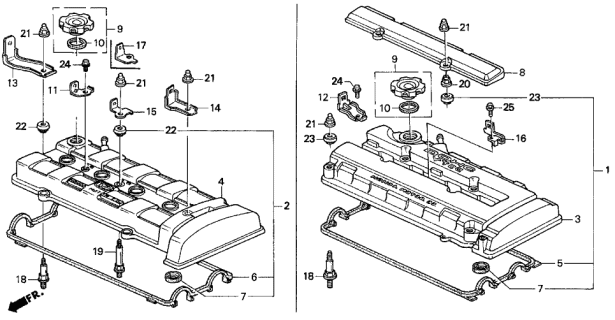 Honda - K/B/D - Series 6mm Valve Cover Cap Nut