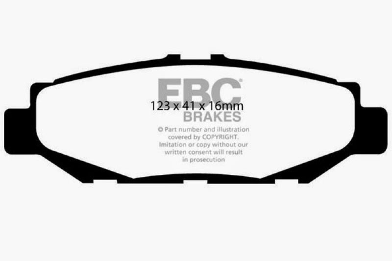 EBC 93-97 Lexus GS300 3.0 Yellowstuff Rear Brake Pads