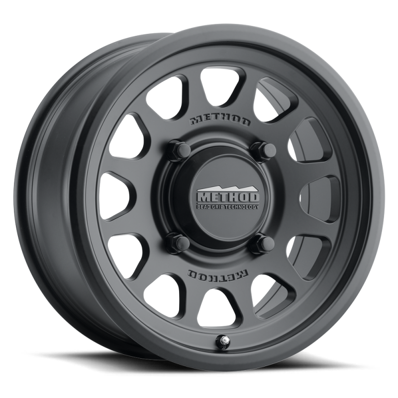 Method MR414 Bead Grip 14x7 / 5+2/38mm Offset / 4x156 / 132mm CB Matte Black Wheel