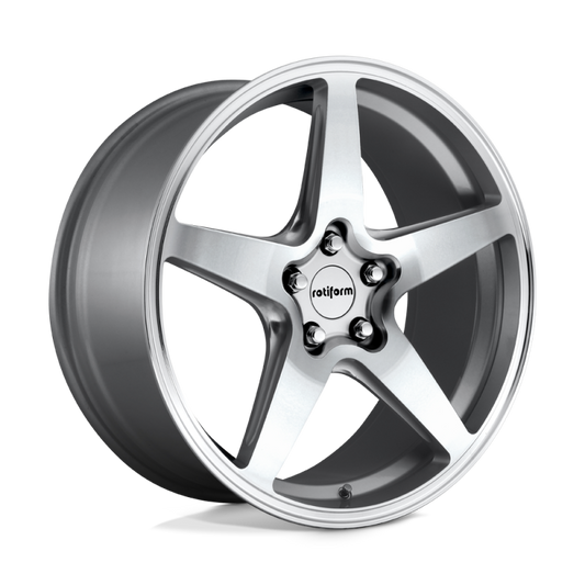 Rotiform R147 WGR Wheel 18x9.5 Blank 25 Offset - Gloss Silver