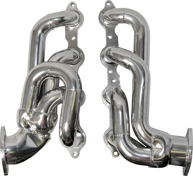 BBK 10-15 Camaro LS3 L99 Shorty Tuned Length Exhaust Headers - 1-3/4 Silver Ceramic