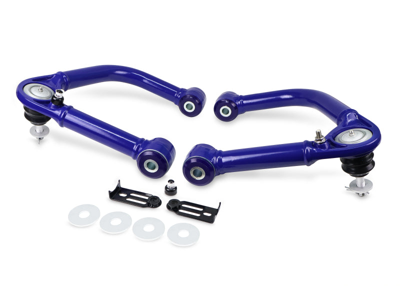 SuperPro 22-23 Toyota Tundra Fixed Offset Front Upper Control Arm Set