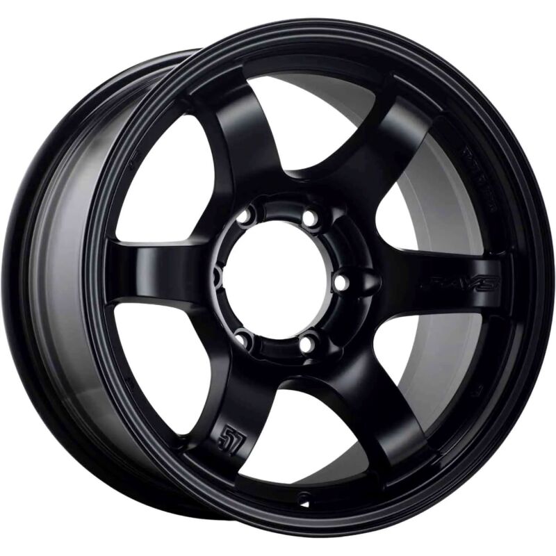 Gram Lights 57DR-X 18X9.0 +20 6-135 Semi Gloss Black