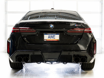 AWE Tuning BMW G90/G99 M5 Track Edition Cat-Back Exhaust - Diamond Black Tips