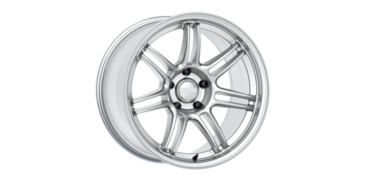 Kansei K17H Seven 18x9 / 5x114.3 BP / +22mm Offset / 73.1mm Bore - Hyper Silver