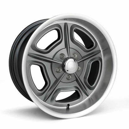 Race Star 32 Mirage 18x7 / 5x5.00 BC / 5 BS / 25.4 Offset Metallic Gray w/ Machined Lip Wheel