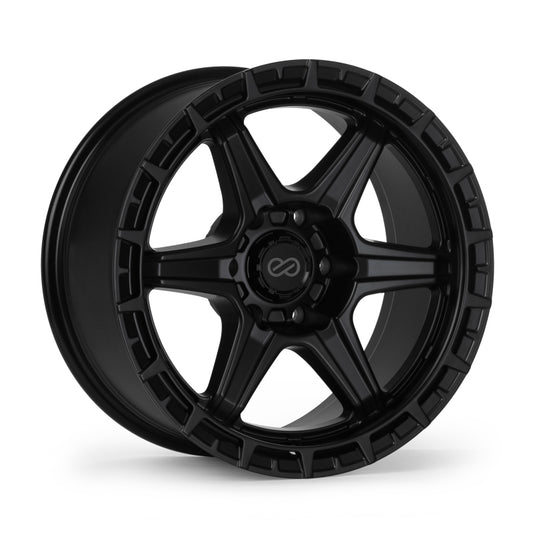 Enkei Trail-Finder 17x9 / 6x139.7 BP / ET20 / 106.1mm Bore - Matte Black Wheel