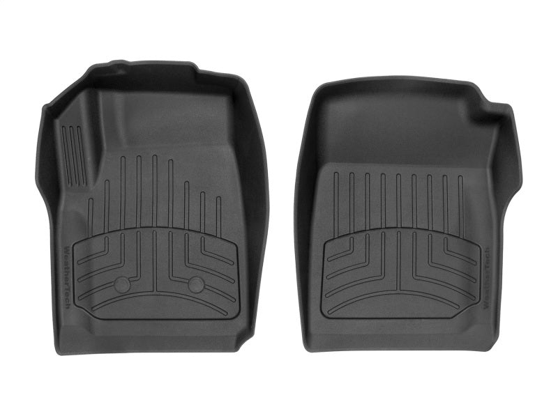 WeatherTech 2015 Chevy Colorado Extended Crew Cab Front FloorLiner HP - Black