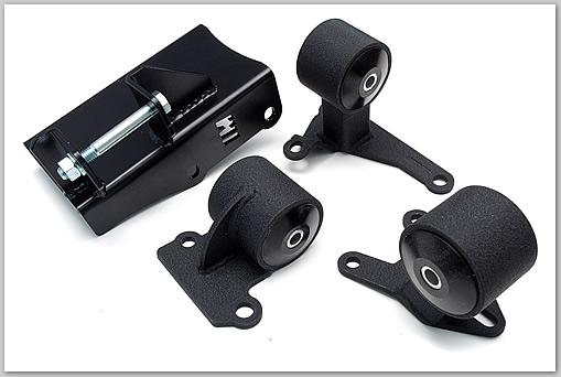Innovative 94-01 Integra H-Series Black Steel Mounts 85A Bushings