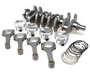 Brian Crower Nissan SR20DE(T) Stroker Kit 91mm Stroke Billet Crank BC625+ Rods (5.366) Custom Piston