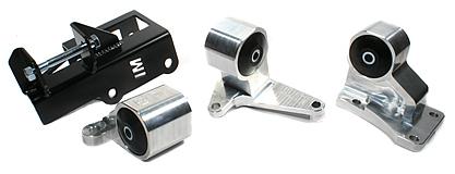 Innovative 92-95 Civic H-Series Black Aluminum Mounts 75A Bushings