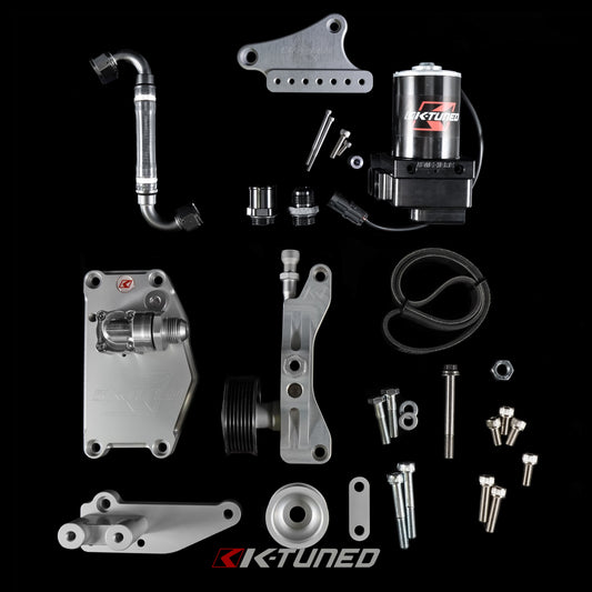 K-Tuned - Complete K-Series Alternator Water Plate Kit (W/ Electric Water Pump)