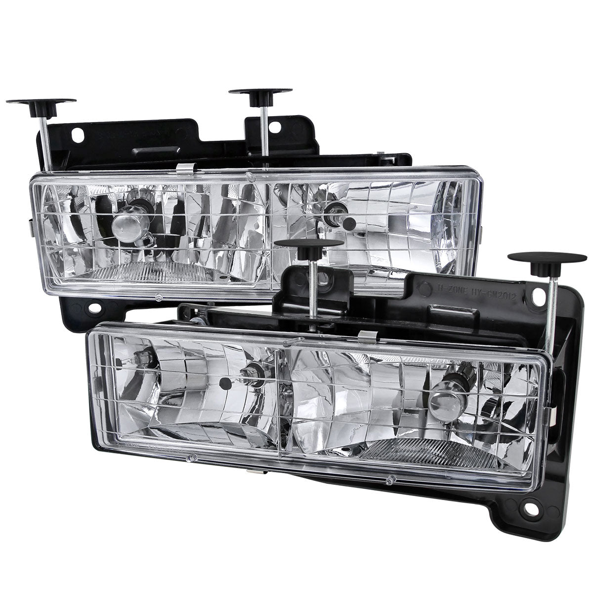 Spec-D - Headlights Chrome for 88-98 Chevrolet C10