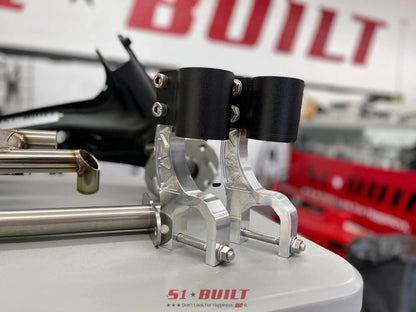 S1 Built - AWD Conversion Bundle: OEM style AWD/RWD/FWD Trailing Arms with Tubular Rear Diff Mount Kit and Billet Forks