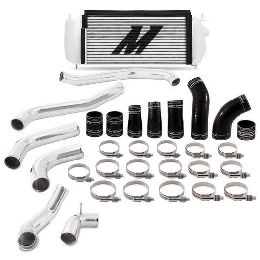 Mishimoto 2017+ Ford F150 3.5L EcoBoost Performance Intercooler Kit - Silver Cooler Polished Pipes