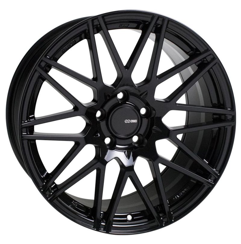 Enkei TMS 18x8.5 5x114.3 38mm Offset 72.6mm Bore Gloss Black Wheel