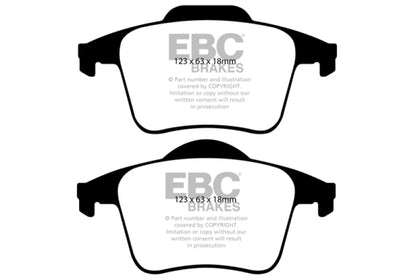 EBC 03-07 Volvo XC90 2.5 Turbo Ultimax2 Rear Brake Pads