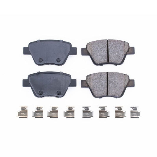 Power Stop 10-13 Audi A3 Rear Z17 Evolution Ceramic Brake Pads w/Hardware