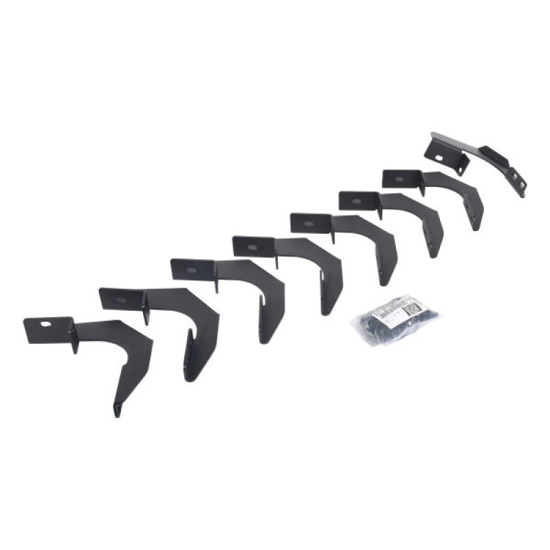 Go Rhino 15-22 GMC Canyon Crew Cab 4DR Mounting Brackets(V-Series V3/RB10 Slim/RB20 Slim) - Tex. Blk