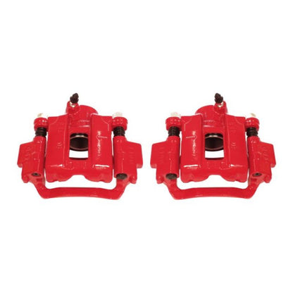 Power Stop 10-18 Lexus GX460 Rear Red Calipers w/Brackets - Pair