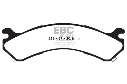 EBC 01-05 Chevrolet Silverado 3500 (2WD) Ultimax2 Rear Brake Pads