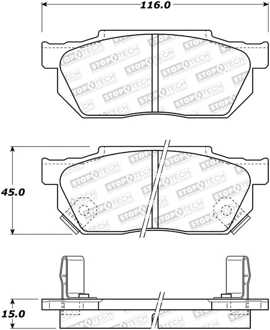 StopTech Street Brake Pads