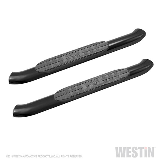 Westin 18-20 Jeep Wrangler JL 2DR PRO TRAXX 4 Oval Nerf Step Bars - Textured Black