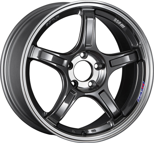 SSR GTX03 18x8.5 5x114.3 38mm Offset Black Graphite Wheel