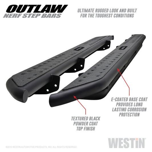 Westin 2019 Dodge Ram Crew Cab ( Excludes 1500 Classic)  Outlaw Nerf Step Bars