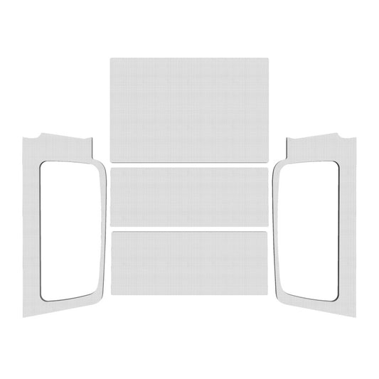 DEI 04-06 Jeep Wrangler LJ Unliminted Headliner Complete Kit - White