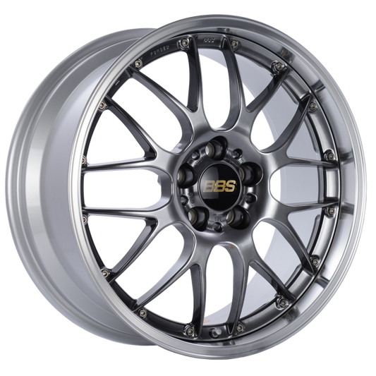 BBS RS-GT 18x8 5x130 ET50 CB71.6 Diamond Black Center Diamond Cut Lip Wheel