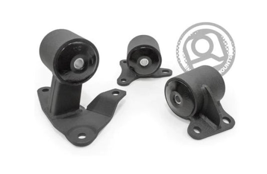 Innovative 94-97 Accord F-Series Black Steel Mounts 85A Bushings (Auto to Manual)