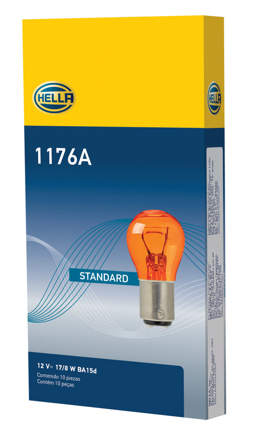 Hella BULB 1176A 12V 16/8W BA15d S8 - Min Qty 10 (211656701)