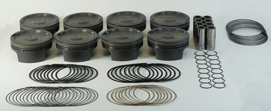 Mahle MS Piston Set GM LS 427ci 4.125in Bore 4in Stk 6.125in Rod .927 Pin -25cc 9.2 CR Set of 8