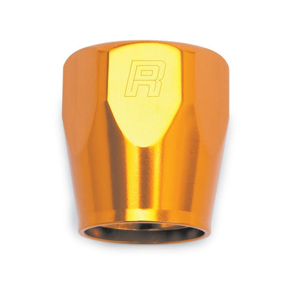 Russell Performance 2-Piece -8 AN Anodized Full Flow Swivel Hose End Sockets (Qty 2) - Orange