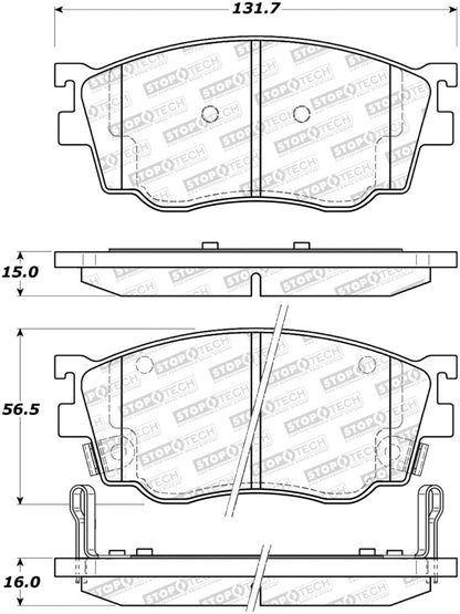 StopTech Street Brake Pads